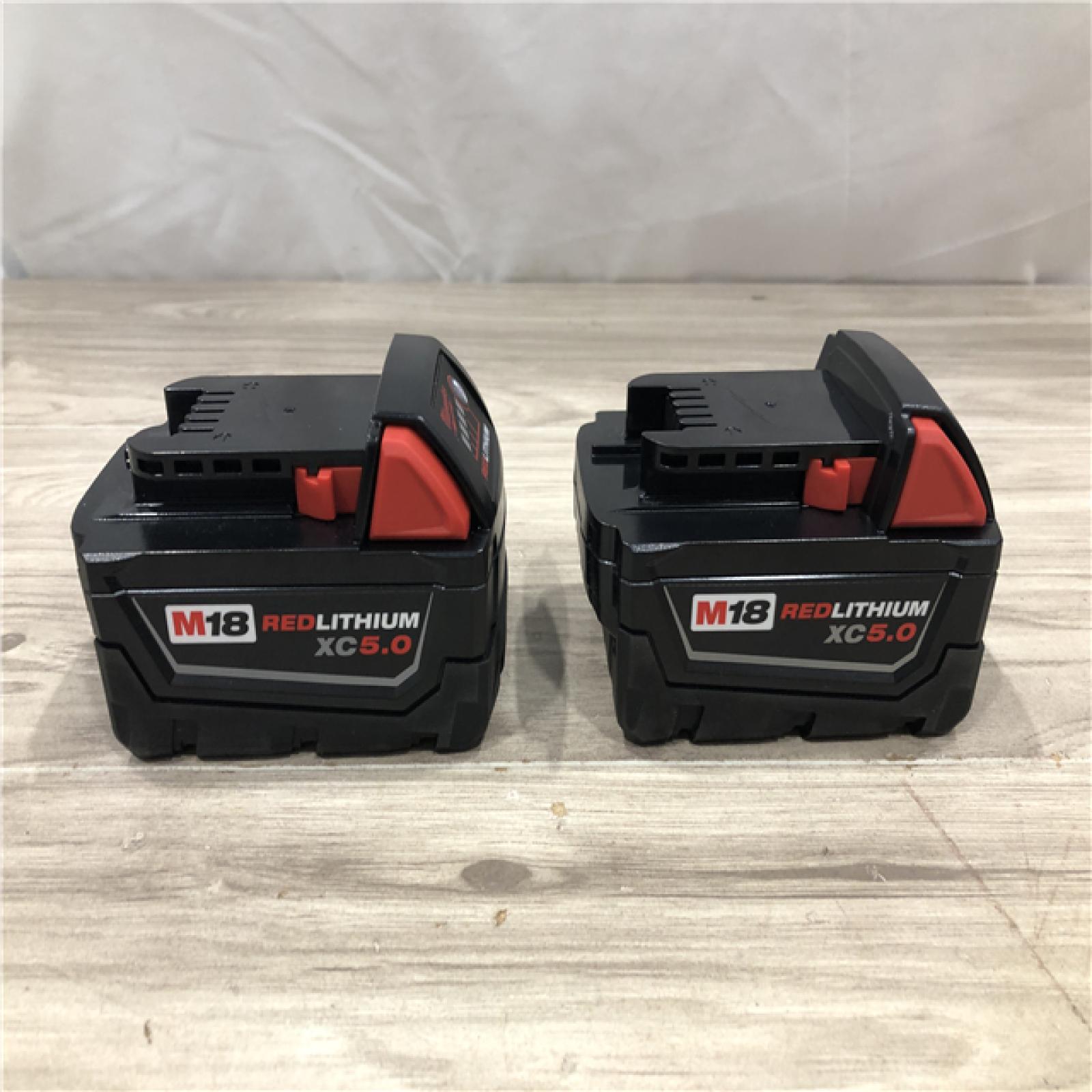 AS-IS Milwaukee 18-Volt Lithium-Ion XC Starter Kit