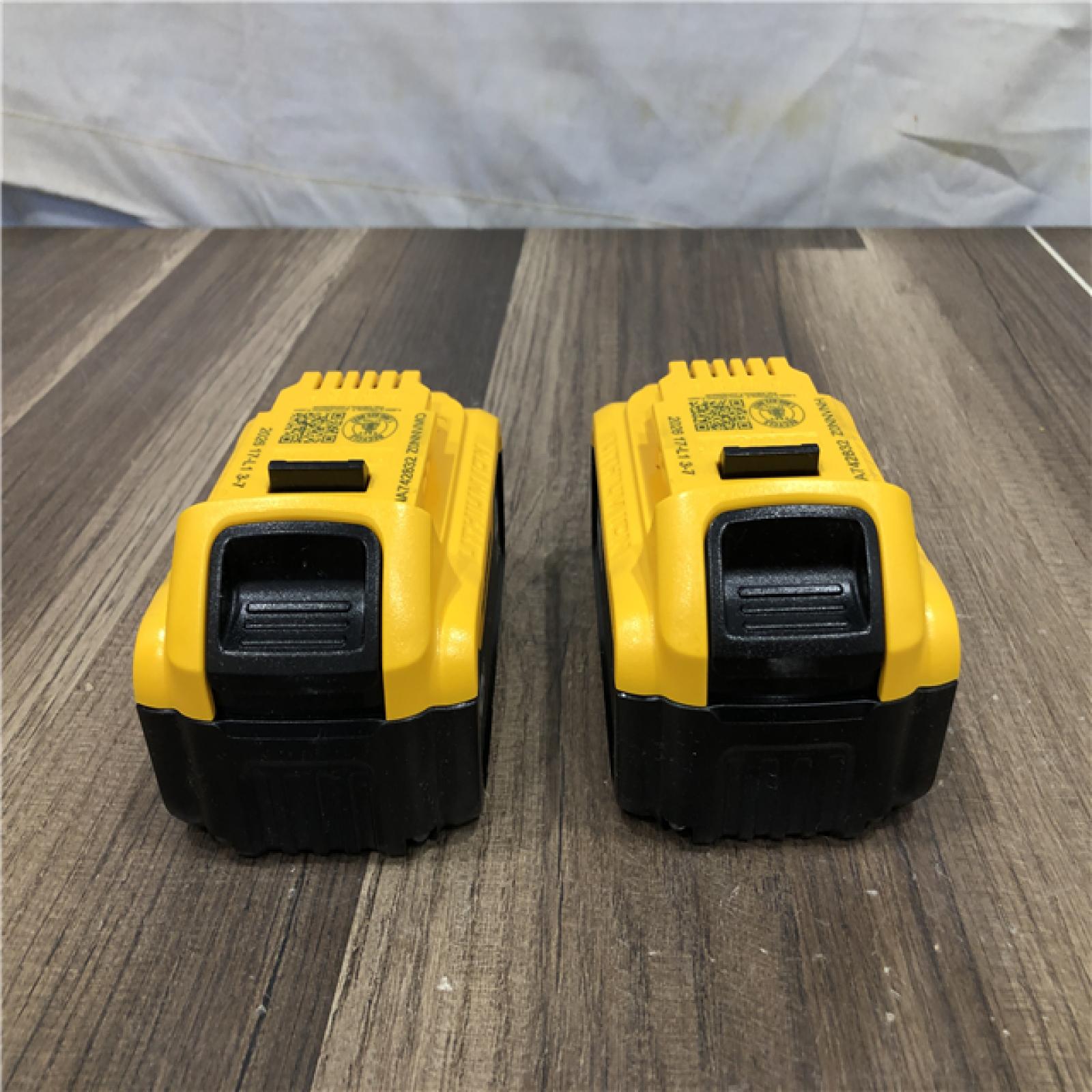 AS-IS DEWALT 20V MAX Premium Lithium-Ion 4.0Ah Battery Pack (2 Pack)