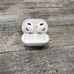 AS-IS Apple - AirPods (3rd generation) with Lightning Charging Case - White