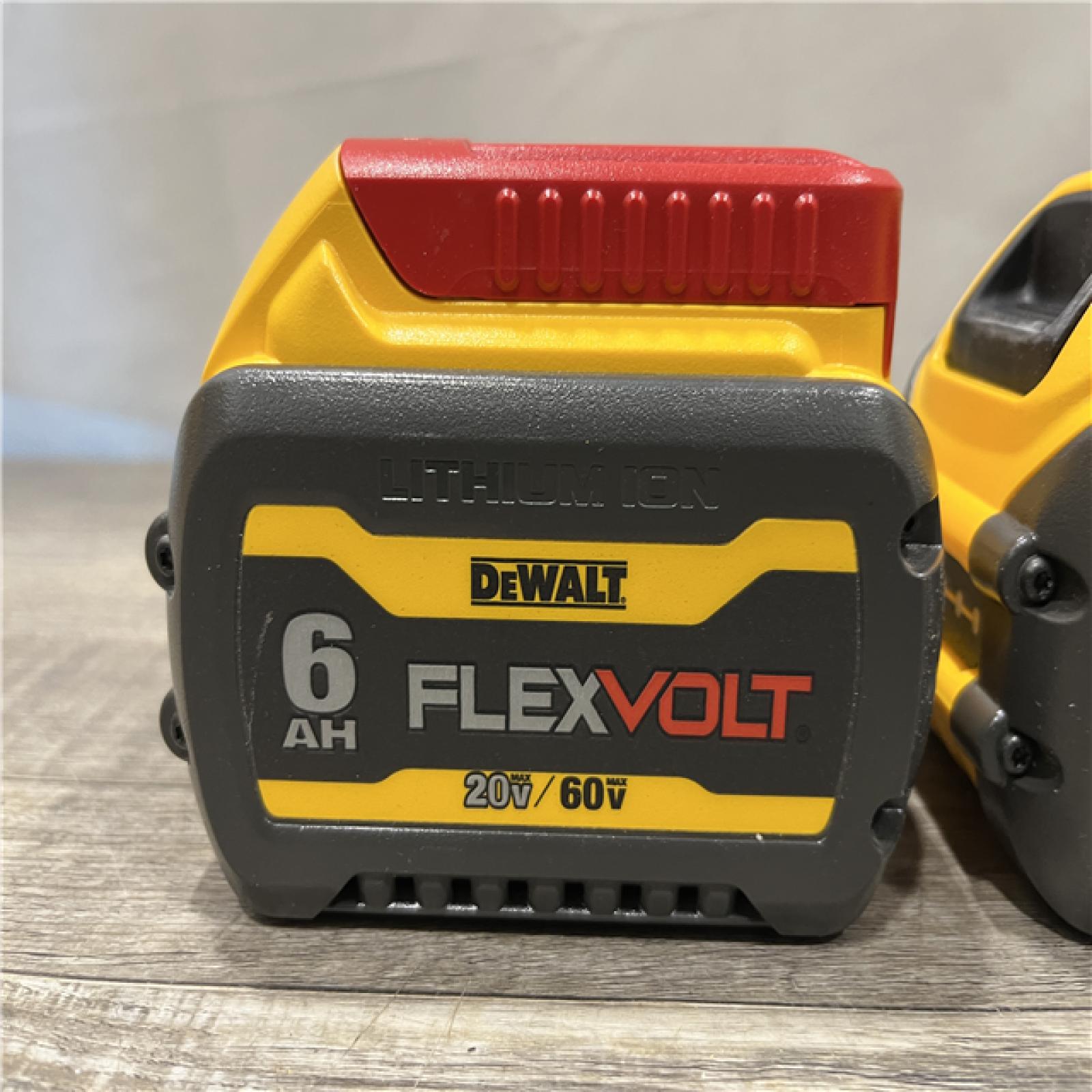 AS-IS DEWALT FLEXVOLT 20V/60V MAX Lithium-Ion 6.0Ah Battery Pack (2 Pack)