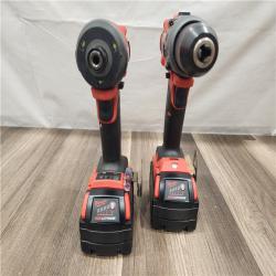 AS-IS- MILWAUKEE FUEL 18V Lithium-Ion Brushless Cordless Hammer Drill and Impact Driver Combo Kit