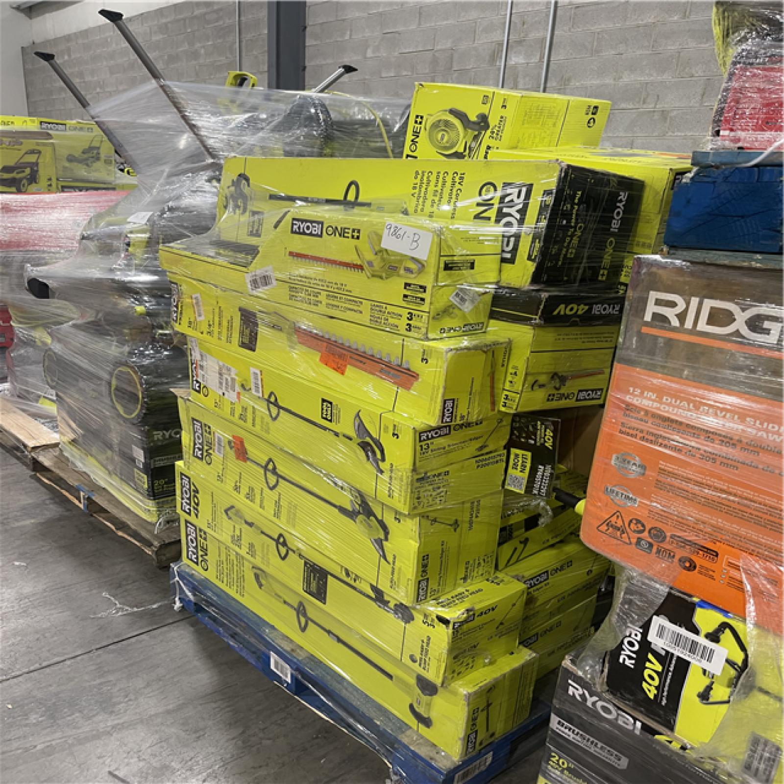 Pittston Location As-Is Power Tools Partial Truckload (15 Pallets) 9861-B
