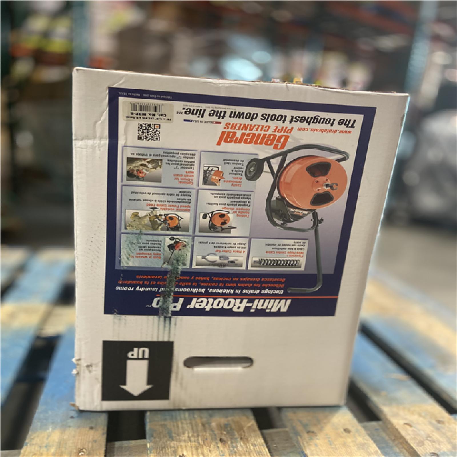 DALLAS LOCATION - General Wire Spring Mini-Rooter Pro® Electric Drain Cleaner - 1/3 H.P.