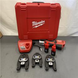 AS-IS - MILWAUKEE 12-Volt Lithium-Ion Force Logic Cordless Press Tool Kit