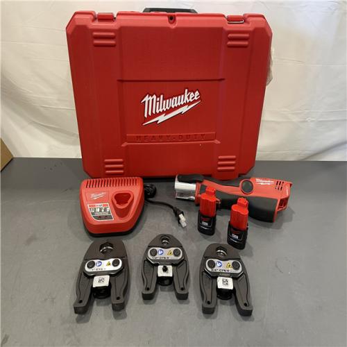 AS-IS - MILWAUKEE 12-Volt Lithium-Ion Force Logic Cordless Press Tool Kit