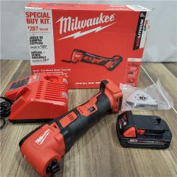 AS-IS Milwaukee 2626-21 M18 18-Volt Lithium-Ion Cordless Oscillating Multi-Tool Kit