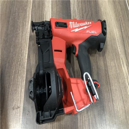 AS-IS Milwaukee M18 FUEL 18-Volt Lithium-Ion Brushless Cordless Coil Roofing Nailer (Tool Only)