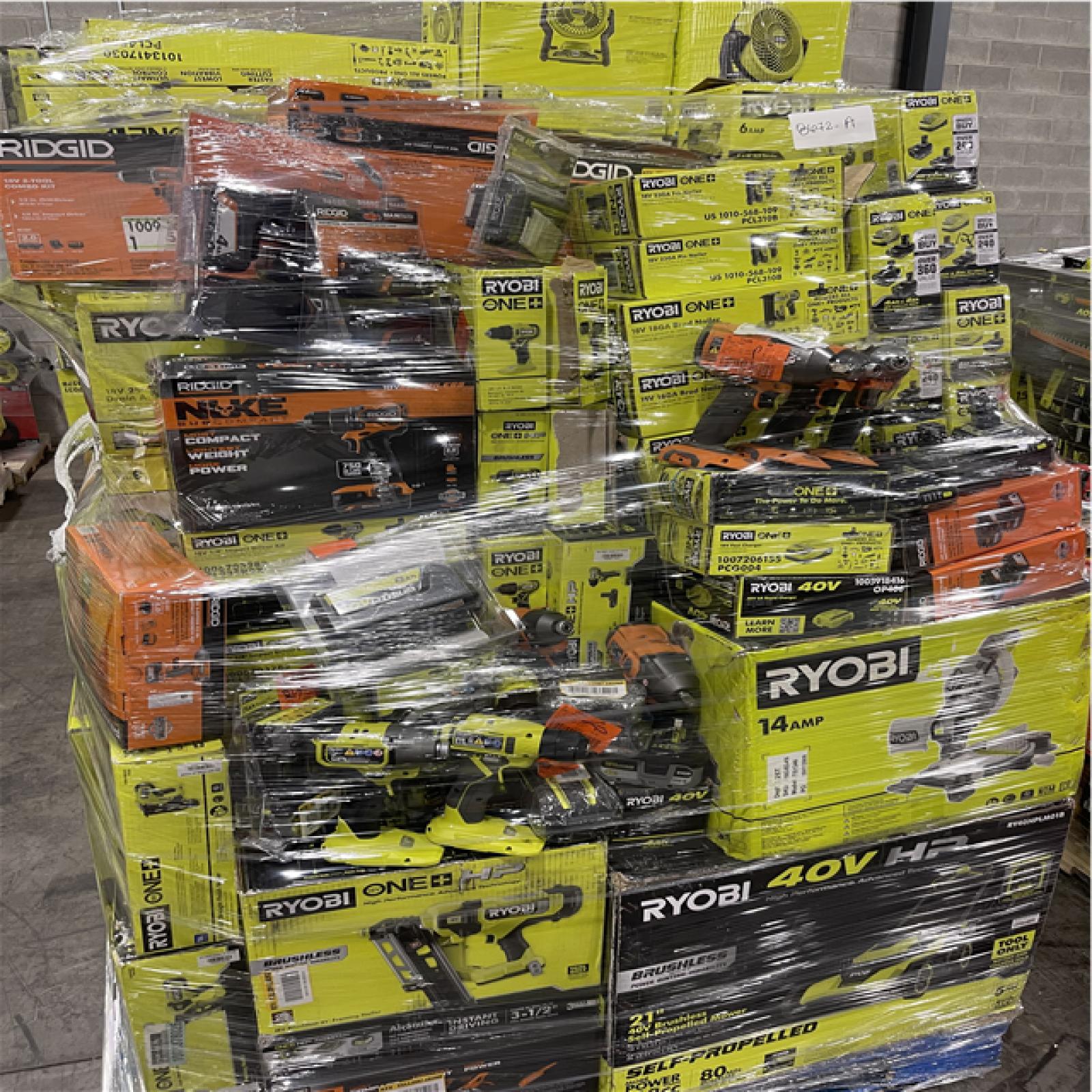 Pittston Location As-Is Power Tools Partial Truckload (14 Pallets) 8672-A