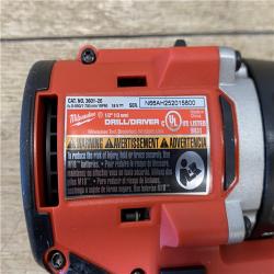 AS-IS Milwaukee 18V Lithium-Ion Brushless Cordless 1/2 in. Compact Drill/Driver (Tool-Only)