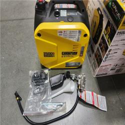 CALIFORNIA AS-IS CHAMPION PORTABLE 2500 STARTING WATT'S,1850 RUNNING WATT'S INVERTER GENERATOR