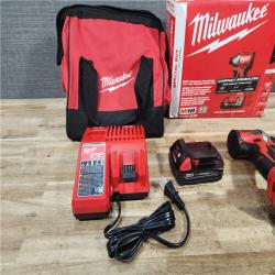 HOUSTON LOCATION - AS - IS Milwaukee 18-Volt Lithium-Ion Compact Brushless Cordless 1/4 in. Impact Driver Kit