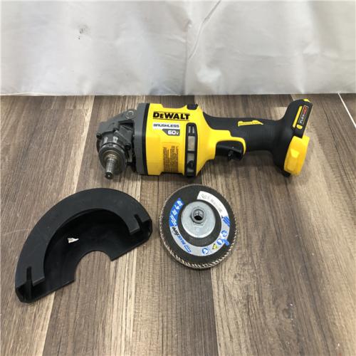 AS-IS DEWALT FLEXVOLT 60V MAX Cordless Brushless 4.5 in. to 6 in. Small Angle Grinder with Kickback Brake (Tool Only)