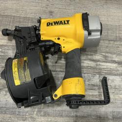 AS-IS DEWALT Pneumatic 15-Degree Coil Corded Siding Nailer