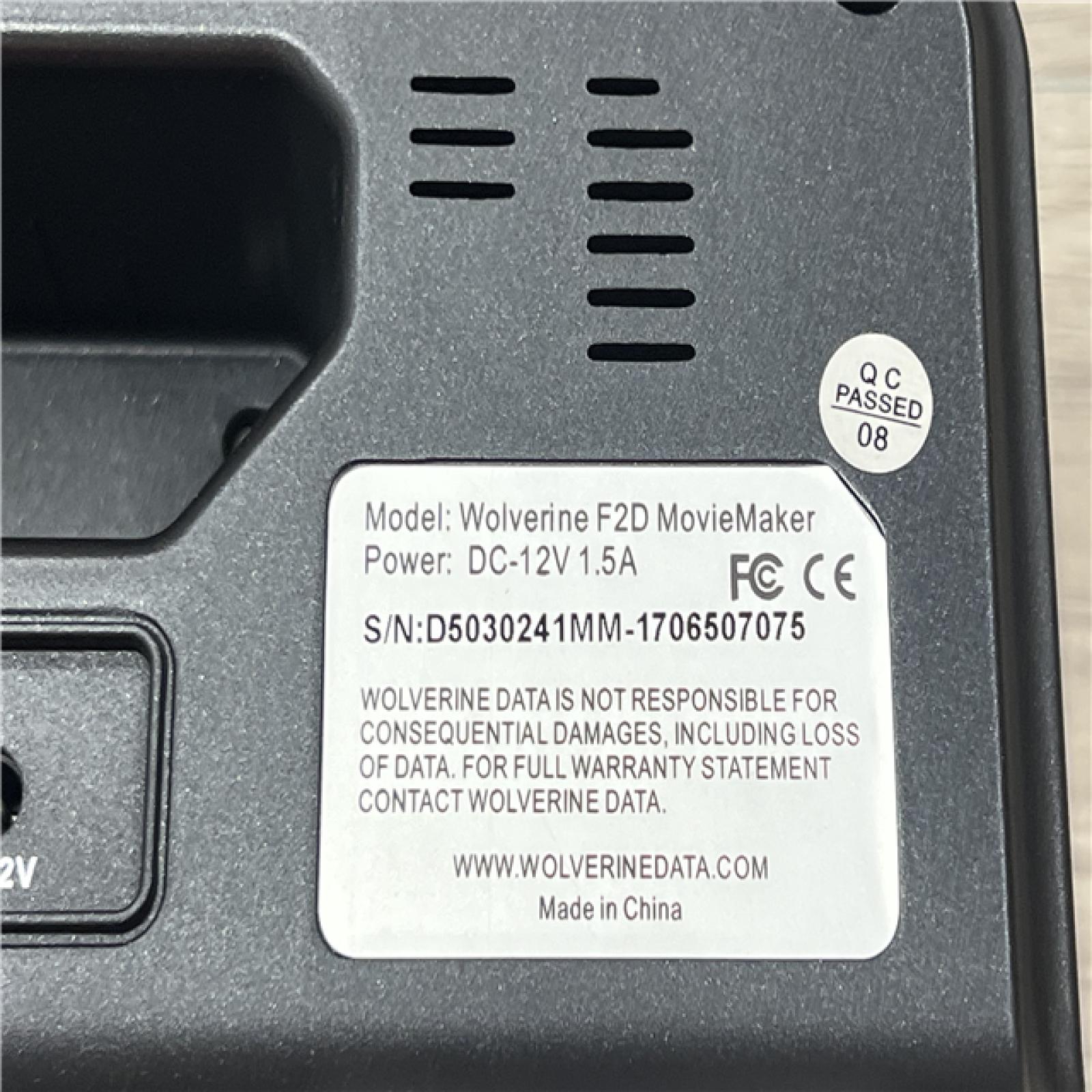 AS-IS Wolverine Data 8mm and Super 8 Movie Reels2Digital MovieMaker