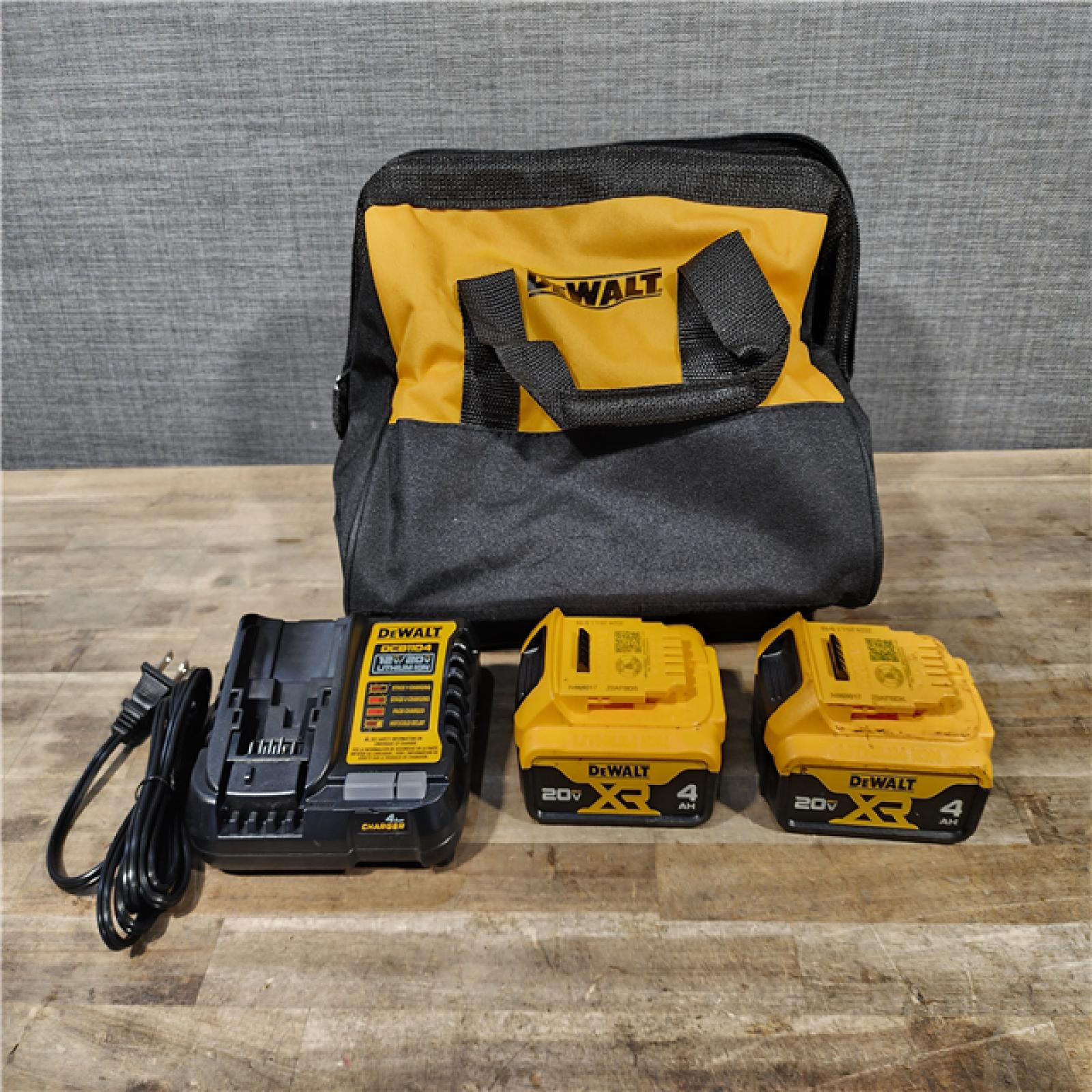 HOUSTON LOCATION - AS-IS DEWALT 2 TOOL COMBO KIT W/ (2) BATTERY & CHARGER