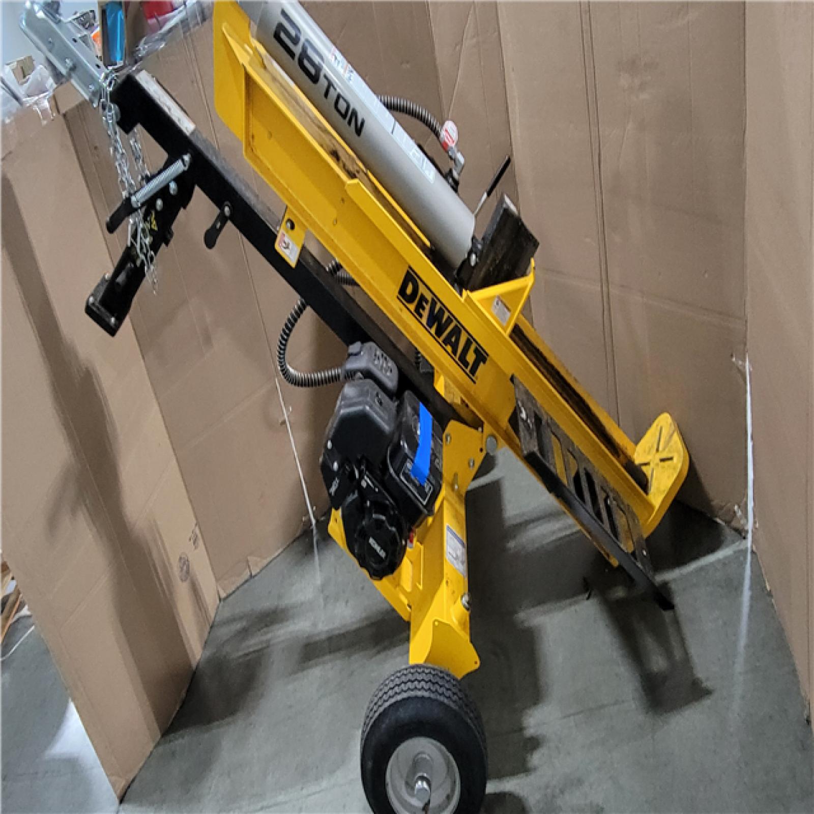 CALIFORNIA AS-IS DEWALT 28 TON LOG SPLITTER