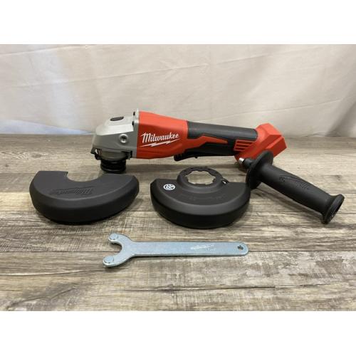 AS-IS Milwaukee 18V Lithium-Ion Brushless Cordless 4-1/2 in./5 in. Grinder w/Paddle Switch (Tool-Only)