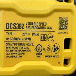 AS-IS DEWALT 20V MAX Cordless Brushless Reciprocating Saw (Tool Only)