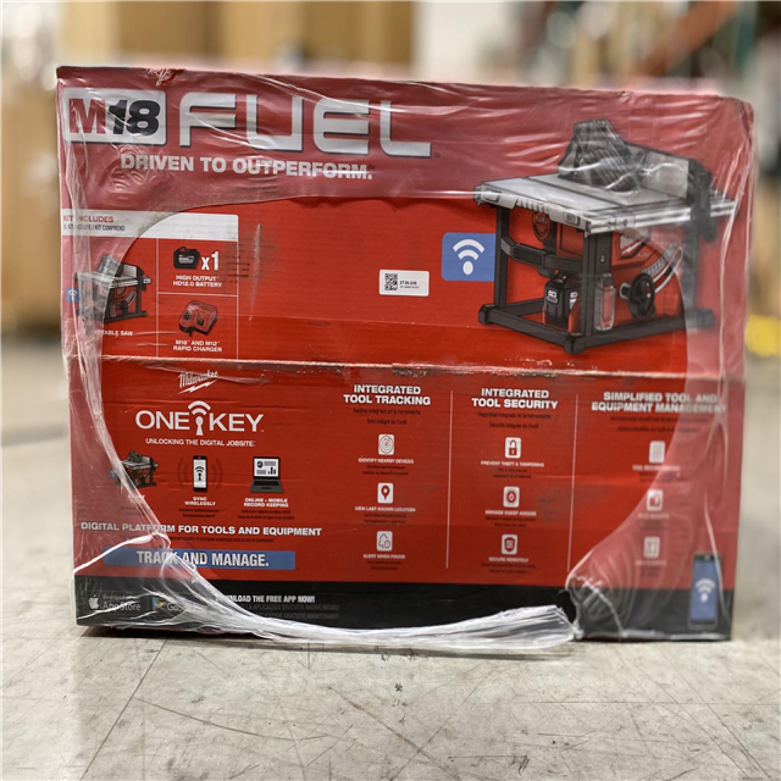 M18 FUEL ONE-KEY 18-Volt Lithium-Ion Brushless Cordless 8-1/4 in. Table Saw Kit W/ (1) 12.0Ah Battery & Rapid Charger M18 FUEL ONE-KEY 18-Volt Lithium-Ion Brushless Cordless 8-1/4 in. Table Saw Kit W/ (1) 12.0Ah Battery & Rapid Charger