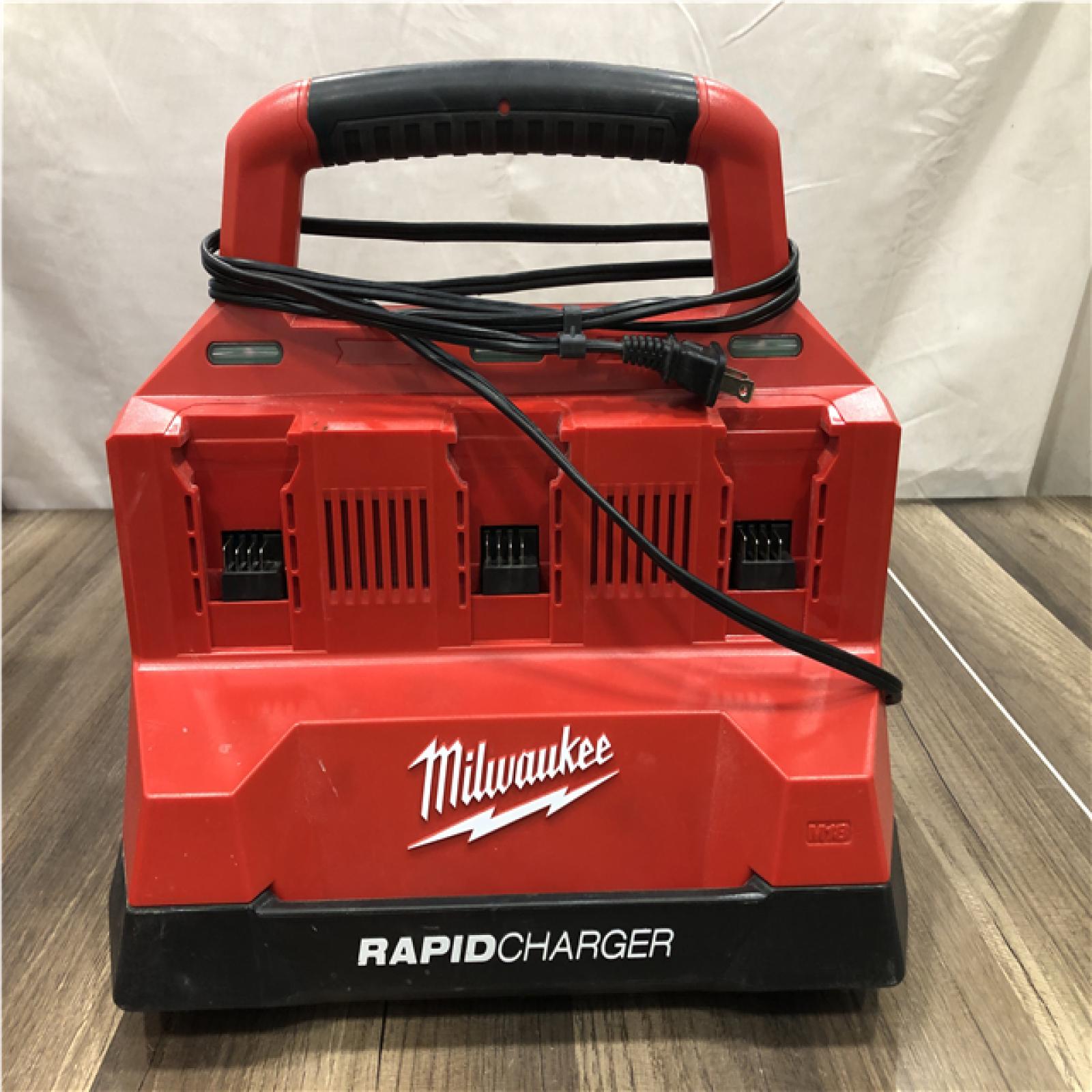 AS-IS Milwaukee 18V Lithium-Ion PACKOUT 6-Port Rapid Charger