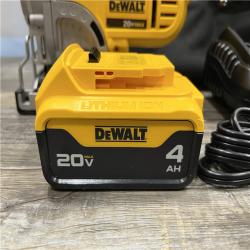 AS-IS DEWALT 20-Volt MAX Lithium-Ion Cordless Jig Saw Kit