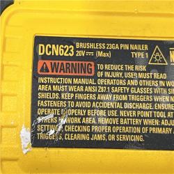 AS-IS DEWALT ATOMIC 20V MAX Lithium Ion Cordless 23 Gauge Pin Nailer (Tool Only)