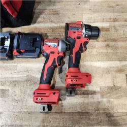 HOUSTON LOCATION - AS - IS Milwaukee 2 Tool Combo Kit W/ (2) Battery & Charger