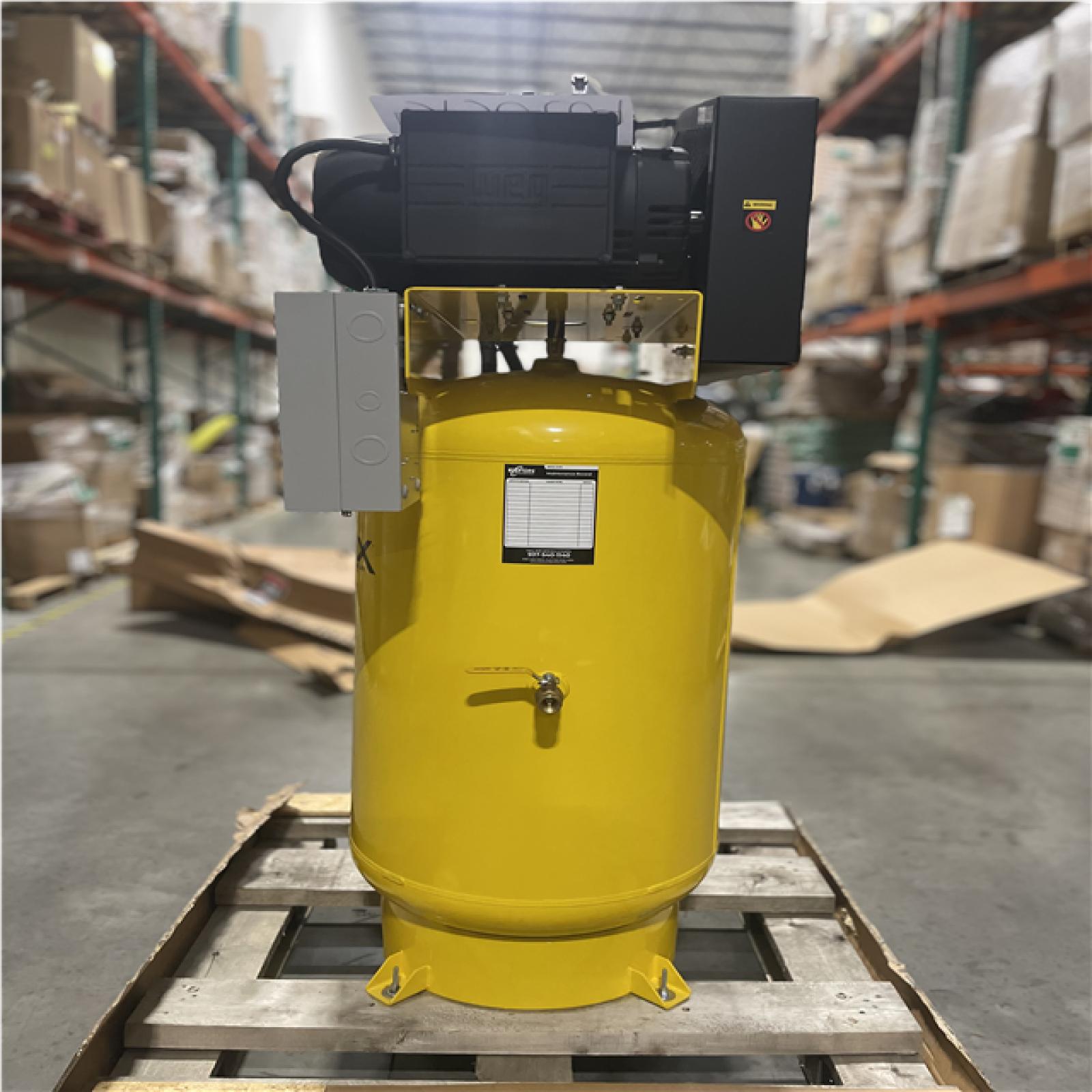 DALLAS LOCATION- AS-IS EMAX Hover Image to Zoom 80 Gal. 7.5 HP 26 CFM 1-Phase 175 PSI Silent Air Electric Air Compressor with Isolator Pads and Auto Drain