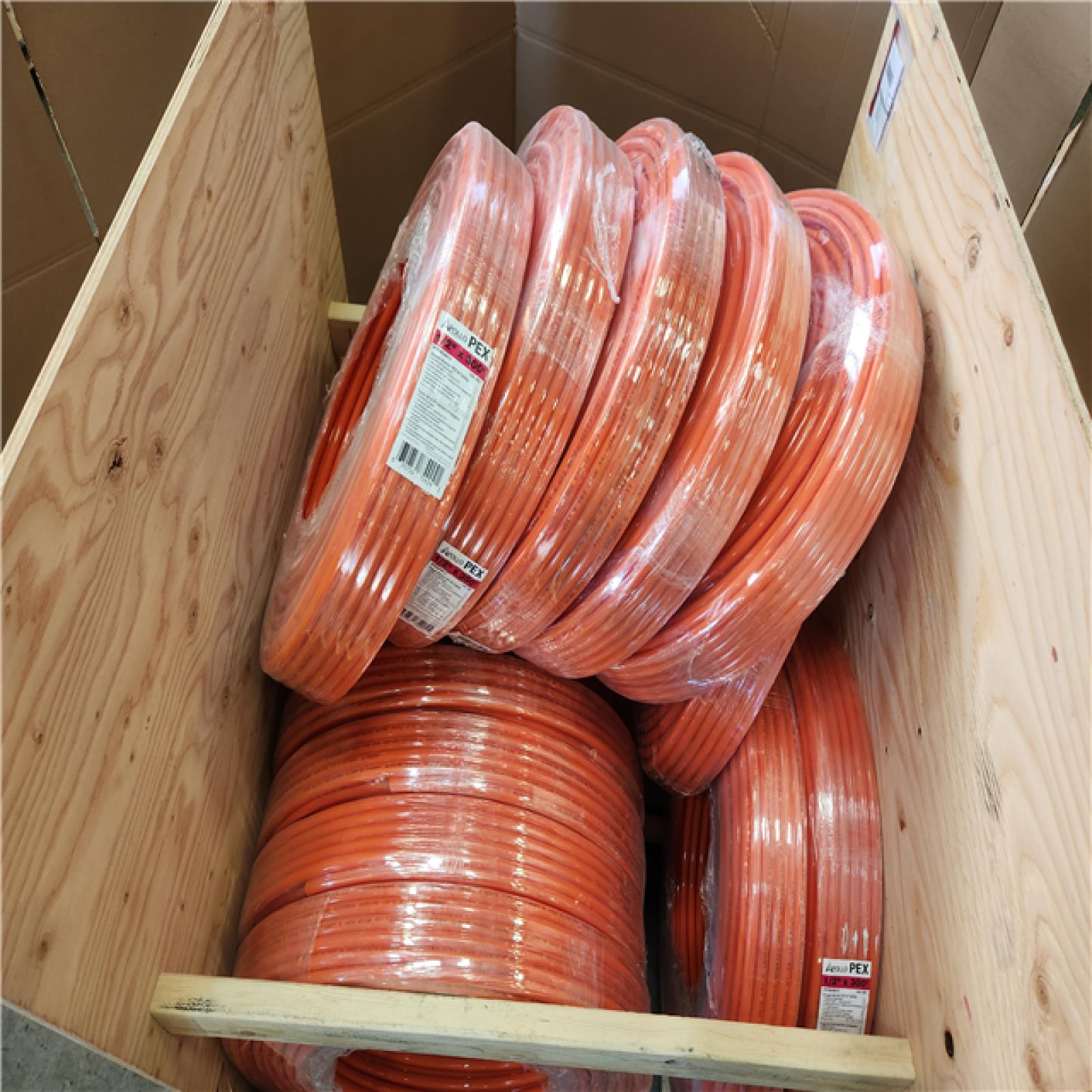 Phoenix AS-IS Apollo 1/2 in. x 300 ft. Orange PEX-B Oxygen Barrier Radiant Heating Pipe Pallet (18-Pipes)