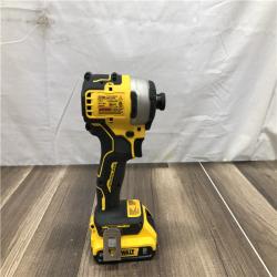 AS-IS DEWALT Atomic 20V Max Lithium-Ion Brushless Cordless Compact 1/4 in. Impact Driver Kit