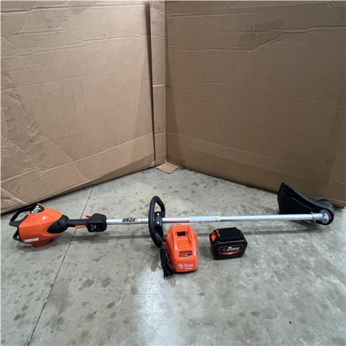 Houston Location AS-IS ECHO Battery Powered String Trimmer and eFORCE 56V Battery System and Rapid Charger