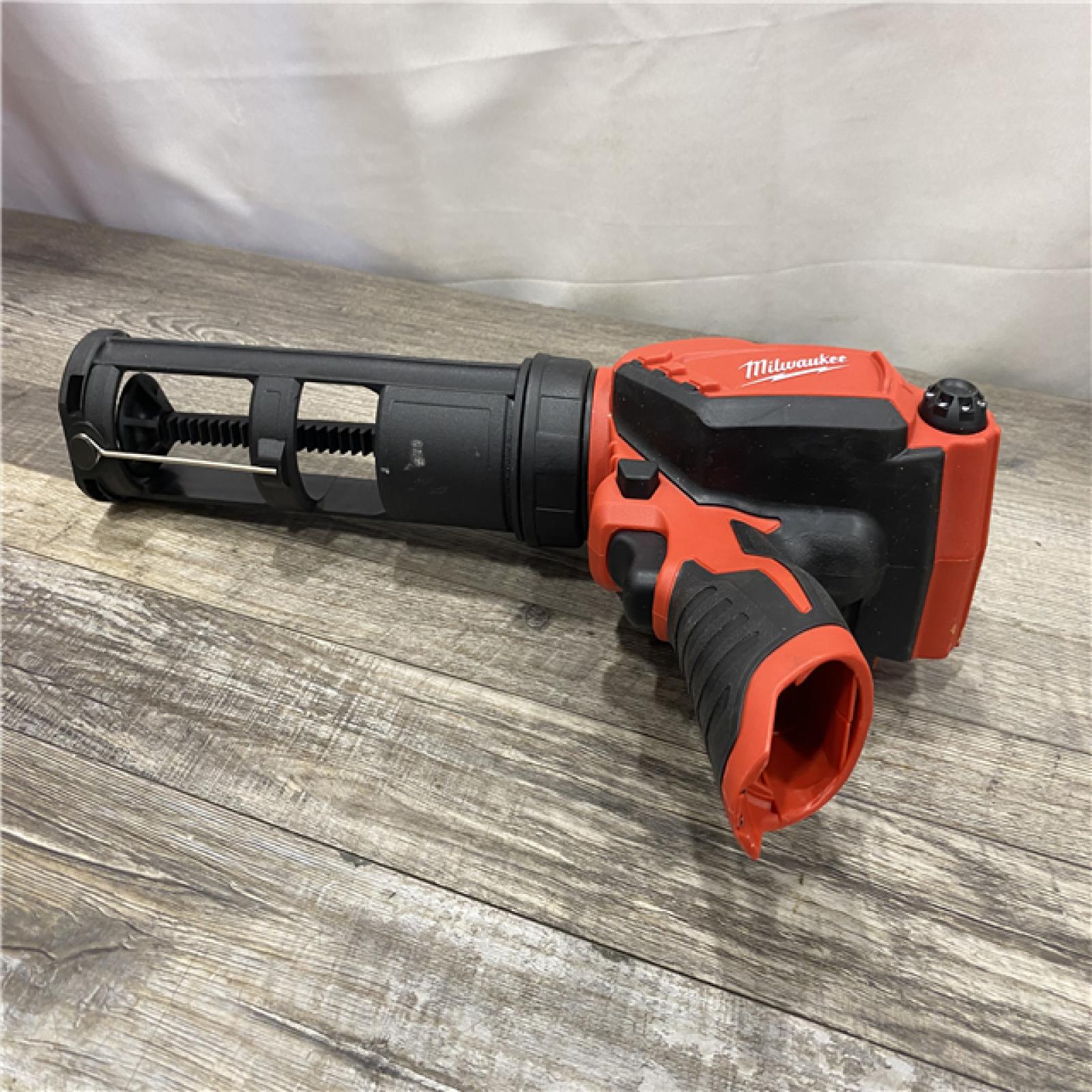 AS-IS Milwaukee 12V Lithium-Ion Cordless 10 oz. Adhesive and Caulk Gun (Tool-Only)