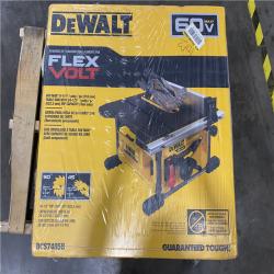 NEW-  DeWALT DCS7485B FLEXVOLT 60-Volt 8-1/4-Inch Adjustable Table Saw - Bare Tool