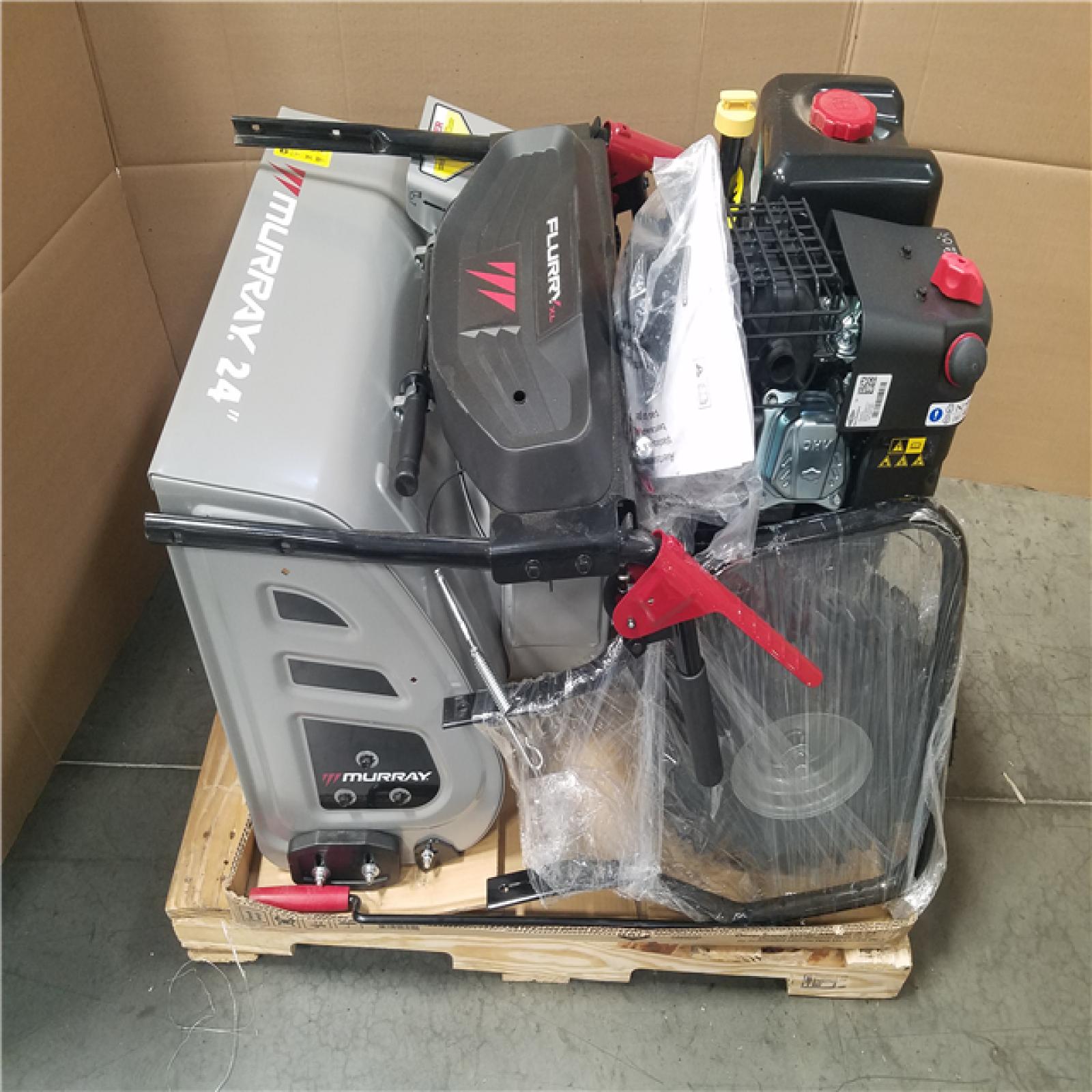 CALIFORNIA AS-IS MURRAY 24 DUAL STAGE SNOW BLOWER