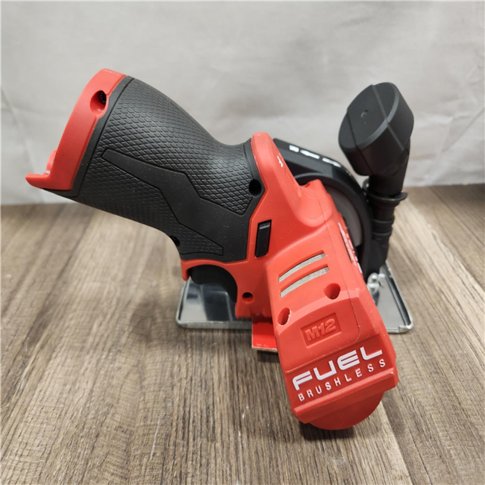 AS-IS- Milwaukee M12 FUEL 12V Lithium-Ion Brushless Cordless 3 in. Cut Off Saw (Tool-Only)