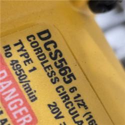 AS-IS DeWALT DCS565B 20V Max 6.5 Cordless Circular Saw (TOOL ONLY)