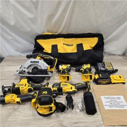 AS-IS DEWALT 20V MAX Cordless 7-Tool Combo Kit