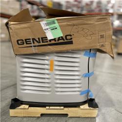 DALLAS LOCATION- AS-IS GENERAC 22KW Air-Cooled Auto Start Natural Gas or Propane Whole House Generator and 200 Amp Transfer Switch w/ Smart Monitoring