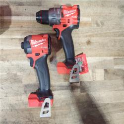 HOUSTON LOCATION - AS-IS Milwaukee FUEL 18V Lithium-Ion Brushless Cordless Hammer Drill and Impact Driver Combo Kit