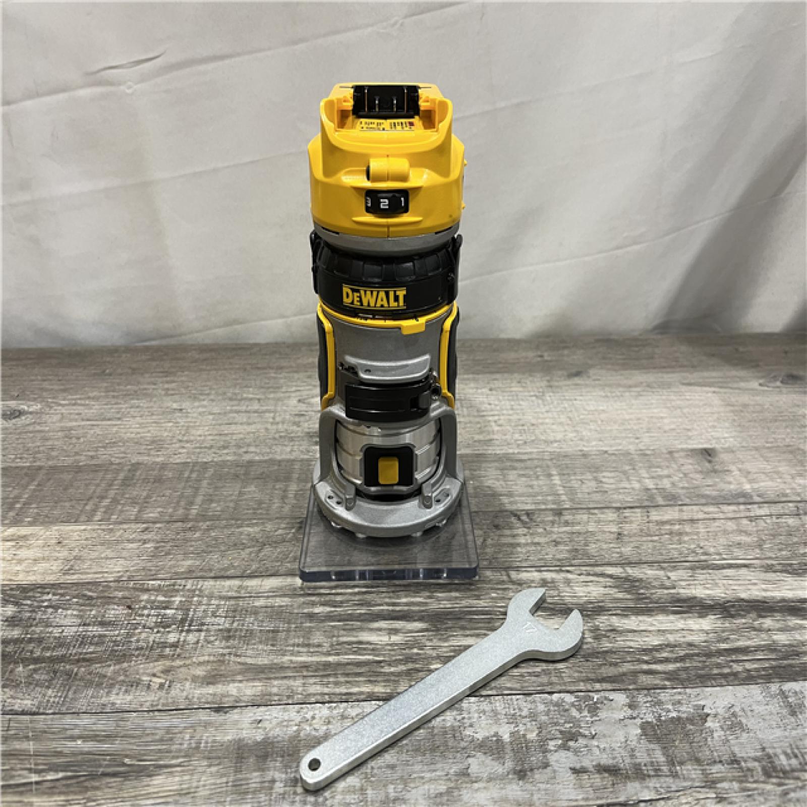 AS-IS DEWALT 20V MAX XR Cordless Brushless Fixed Base Compact Router (Tool Only)