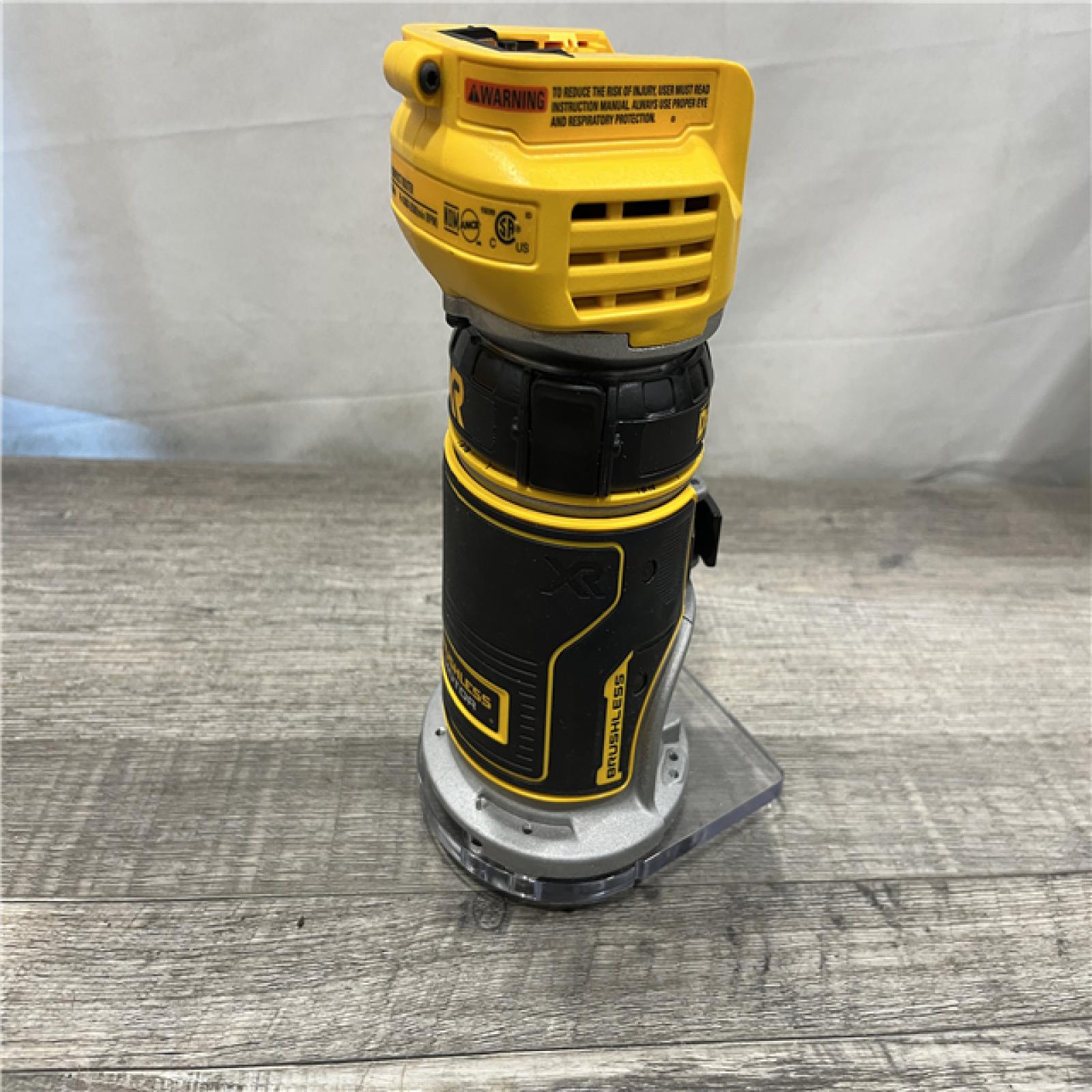 AS-IS DEWALT 20V MAX XR Cordless Brushless Fixed Base Compact Router (Tool Only)
