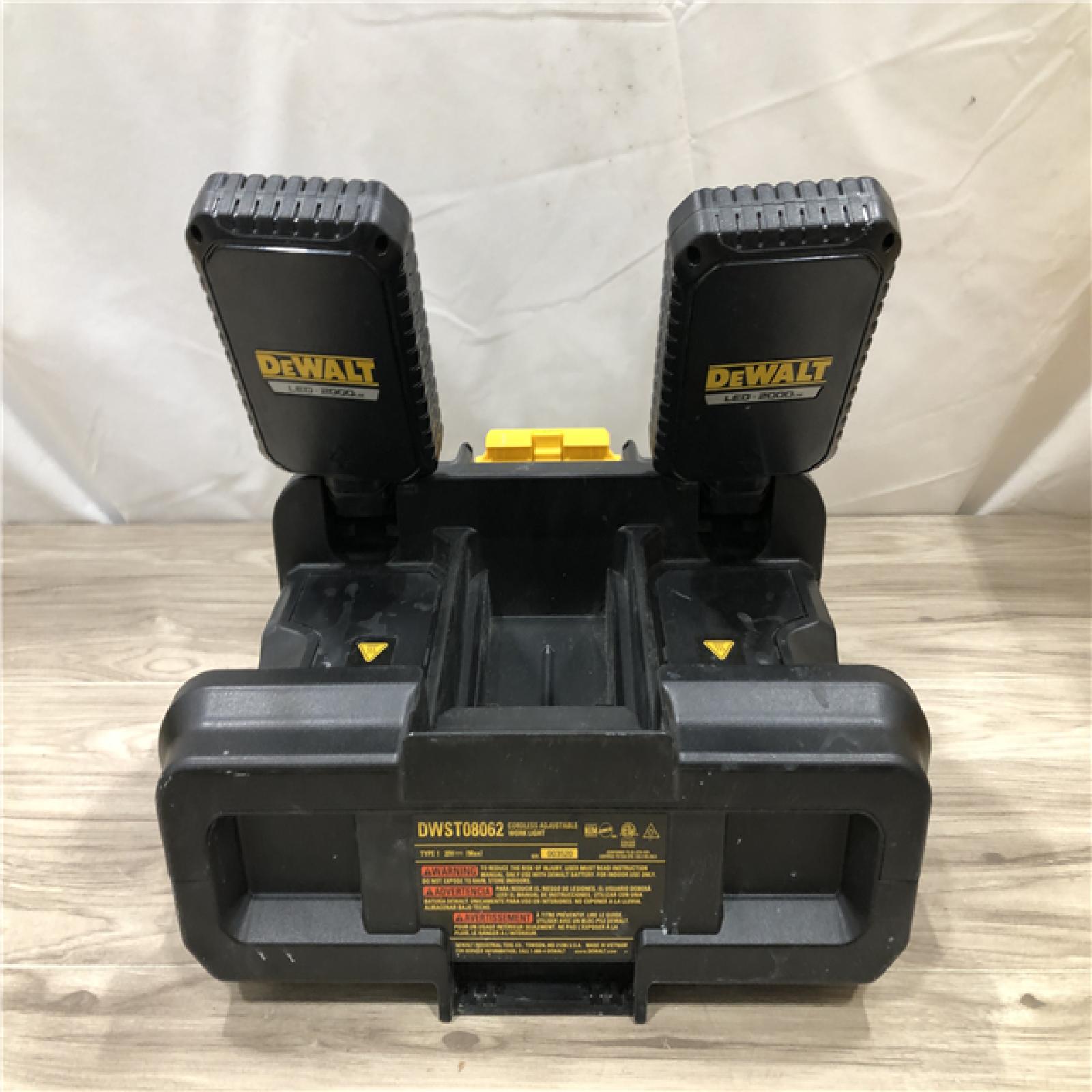 AS-IS DeWaltTough System 2.0 Flex Volt 20V/60V Cordless 4000 Lumen LED Adjustable Folding Panel Work Light
