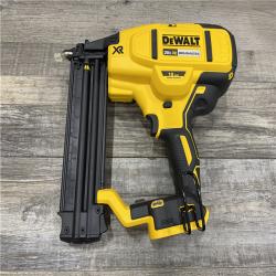AS-IS DEWALT 20V MAX XR Lithium-Ion Electric Cordless 18-Gauge Brad Nailer (Tool Only)