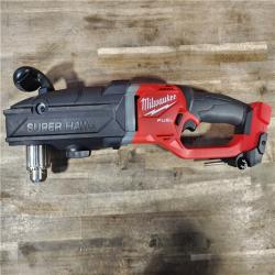 HOUSTON LOCATION - AS-IS Milwaukee M18 18V Fuel 1/2  Right Angle Drill Super Hawg Cordless Lithium-Ion 2809-20 (TOOL ONLY)