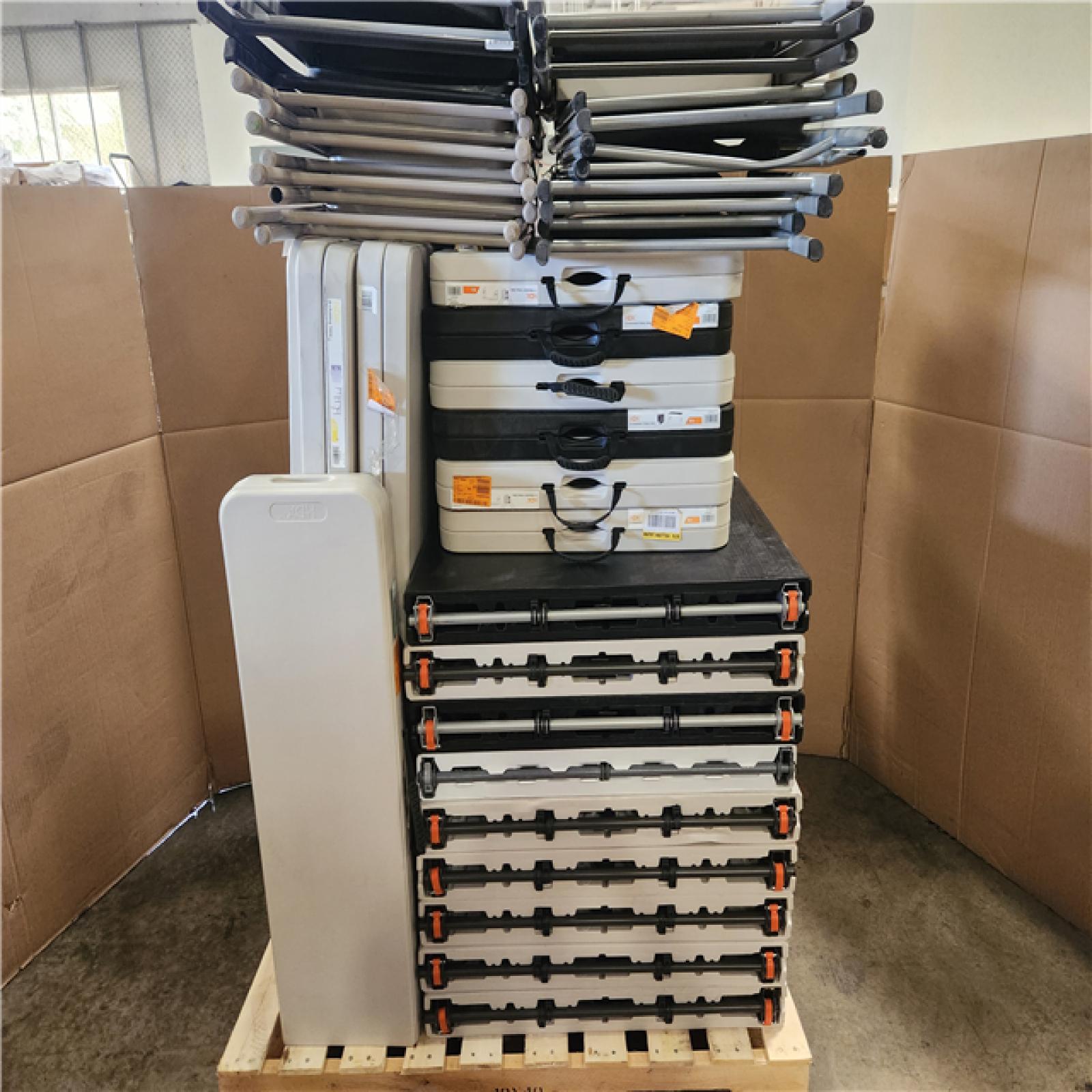 Phoenix Mixed folding Tables and Chairs Pallet