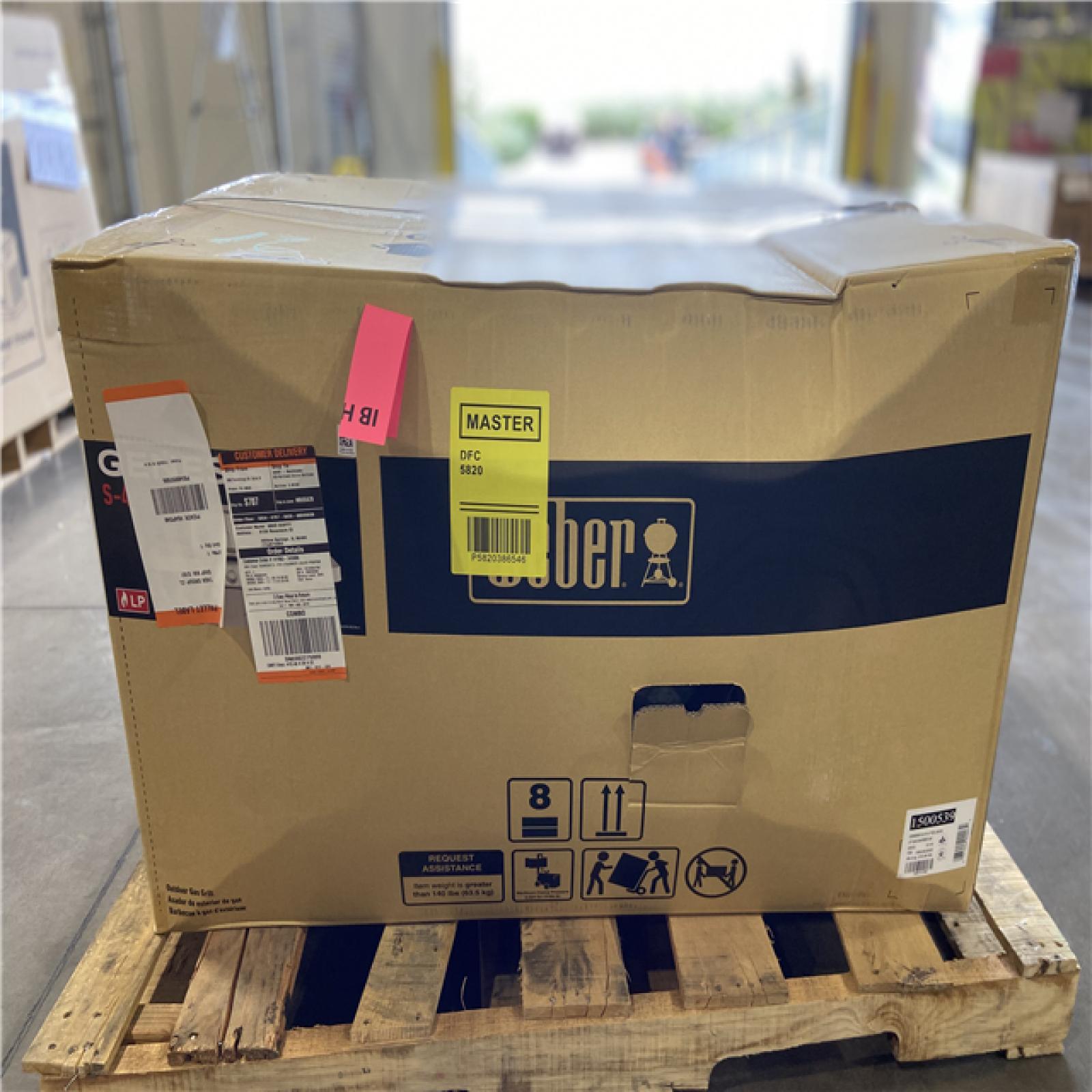 DALLAS LOCATION - Weber Genesis S-415 4-Burner Liquid Propane Gas Grill in Stainless Steel