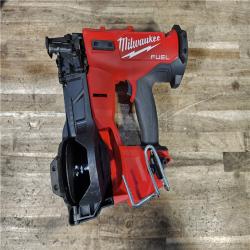 HOUSTON LOCATION - AS-IS Milwaukee M18 FUEL 18-Volt Lithium-Ion Brushless Cordless Coil Roofing Nailer (Tool Only)