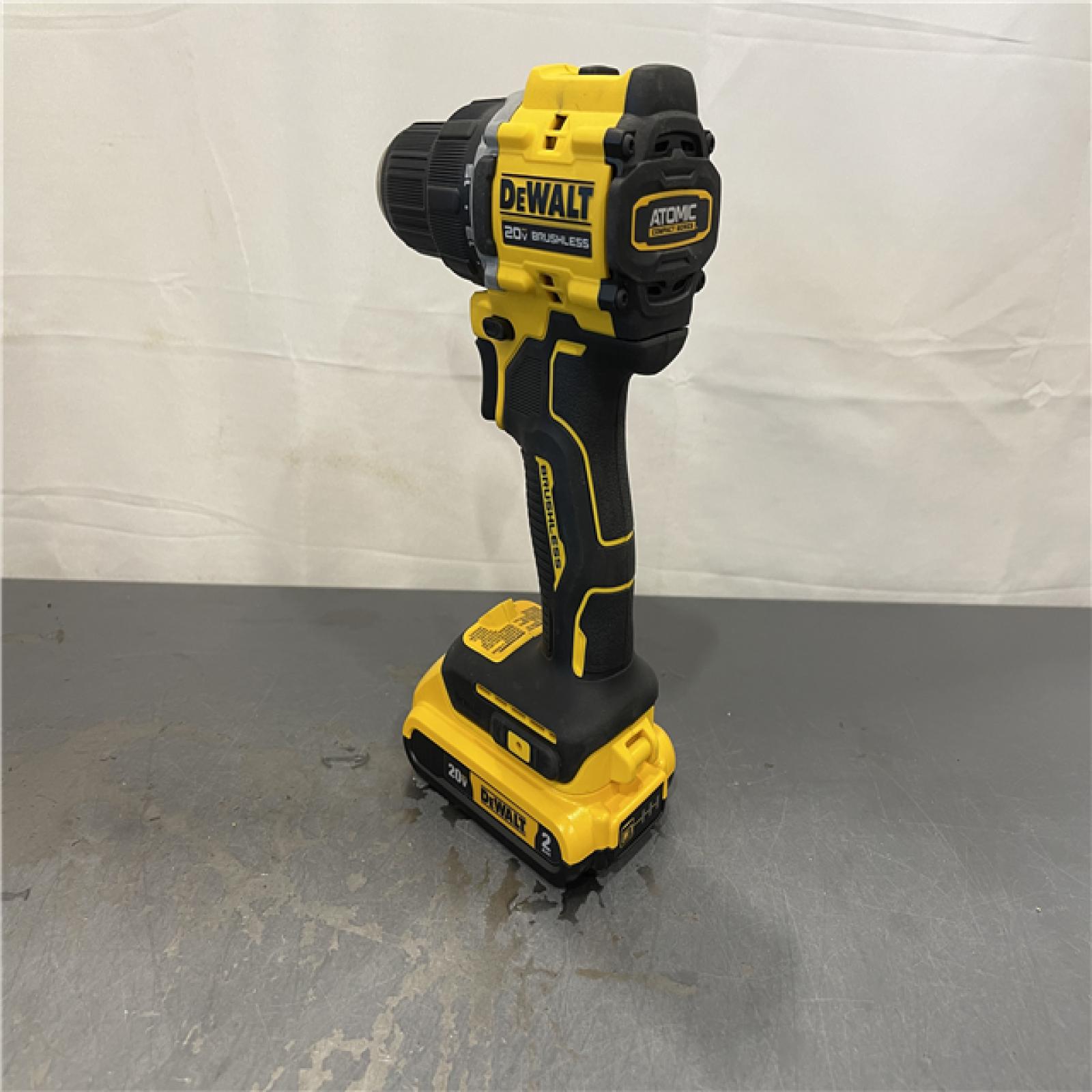 AS-IS - DEWALT ATOMIC 20-Volt Lithium-Ion Cordless Compact 1/2 in. Drill/Driver Kit