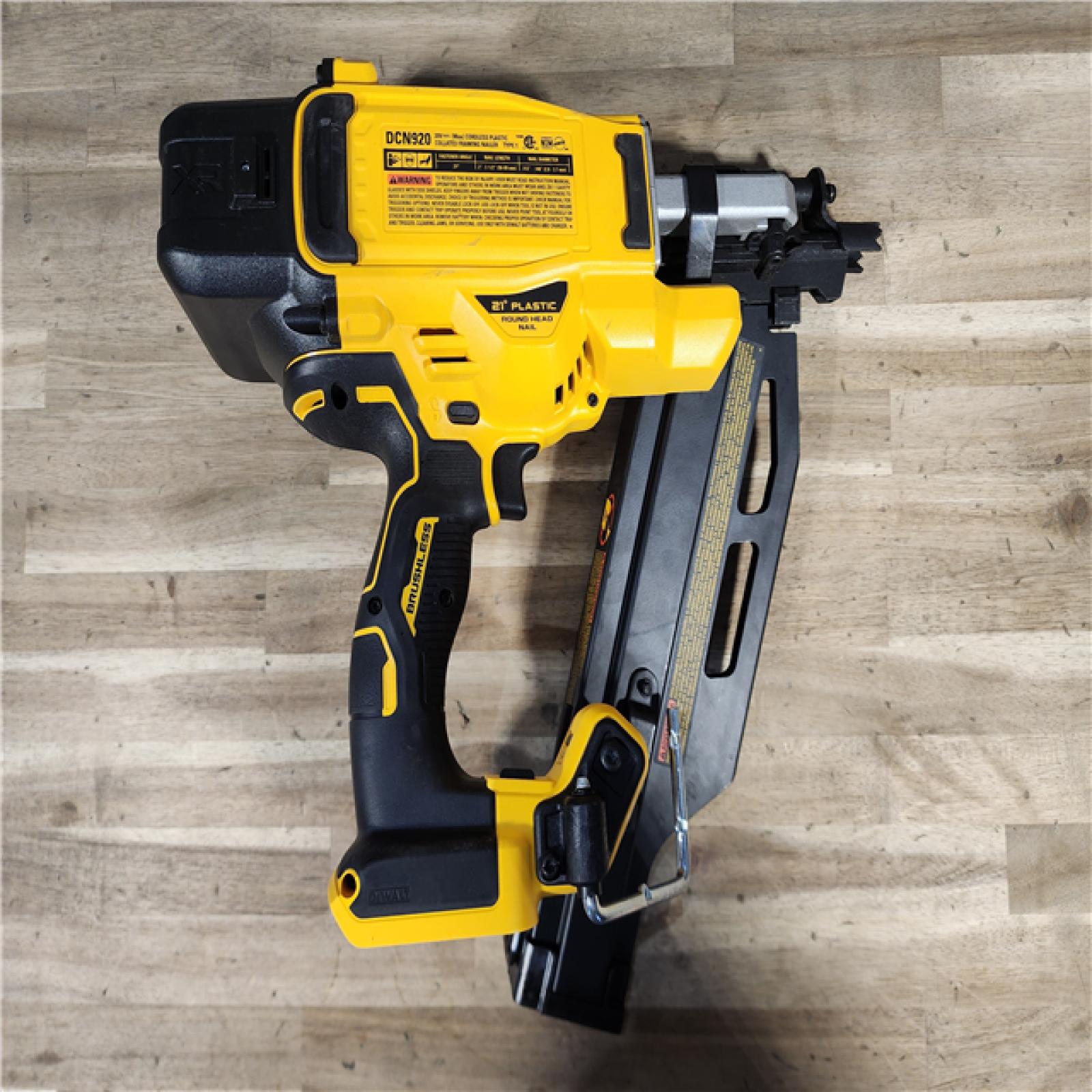 HOUSTON LOCATION - AS-IS DEWALT 20-Volt 21° Cordless Framing Nailer (Tool-Only)