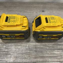 AS-IS DEWALT FLEXVOLT 20V/60V MAX Lithium-Ion 6.0Ah Battery Pack (2 Pack)